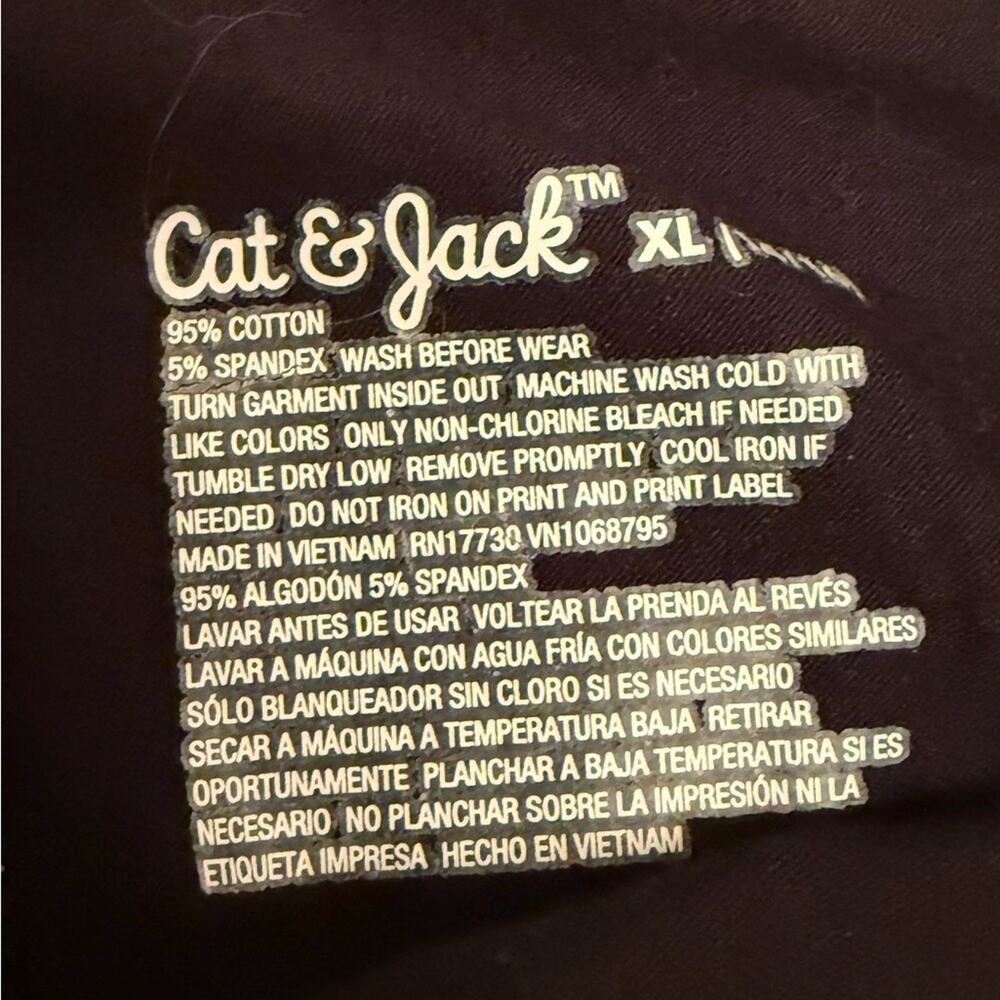 Cat & Jack Black Sparkle Leggings Size XL NWT - Picture 7 of 12